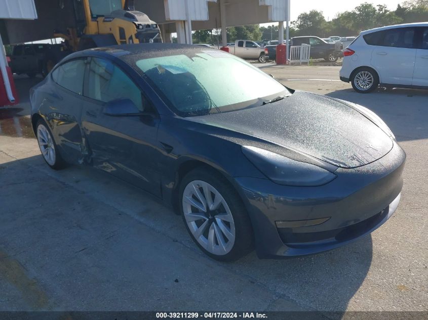 2022 TESLA MODEL 3 - 5YJ3E1EB0NF204028