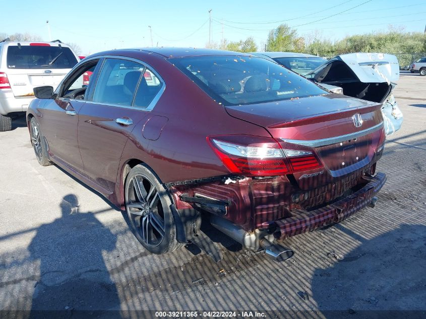 2016 Honda Accord Sport VIN: 1HGCR2F54GA084802 Lot: 48509884