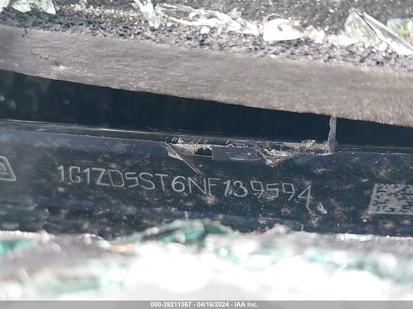 2022 CHEVROLET MALIBU LT - 1G1ZD5ST6NF139594