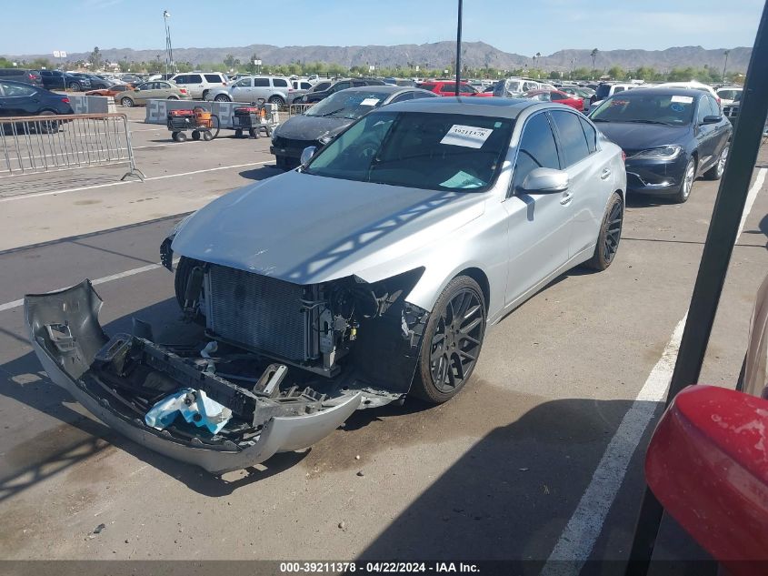 2014 Infiniti Q50 Premium VIN: JN1BV7AP9EM683480 Lot: 50039944