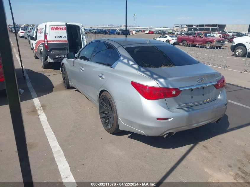 2014 Infiniti Q50 Premium VIN: JN1BV7AP9EM683480 Lot: 50039944