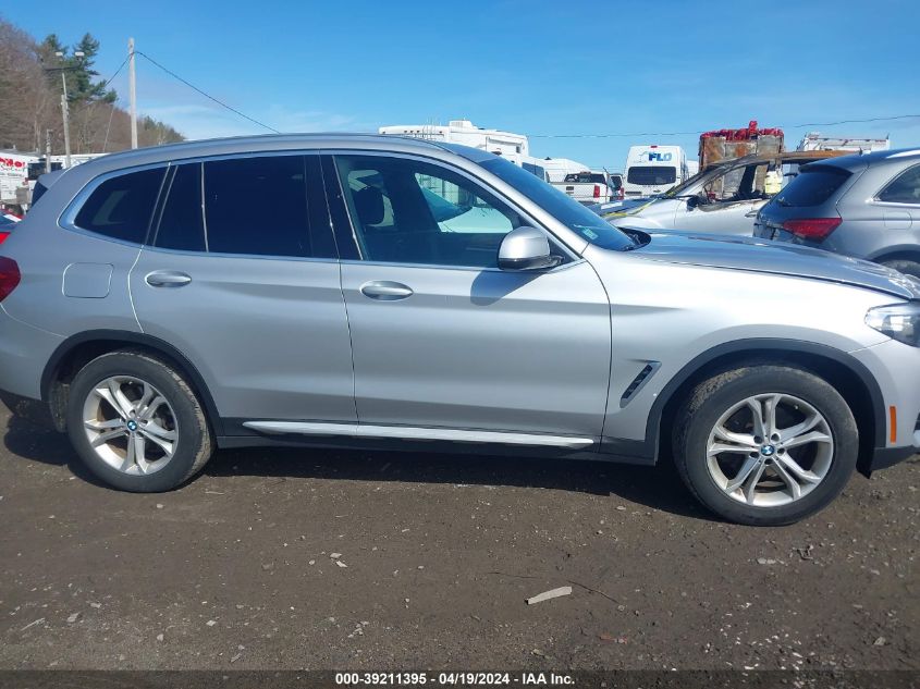 2019 BMW X3 xDrive30I VIN: 5UXTR9C56KLP86160 Lot: 50678174