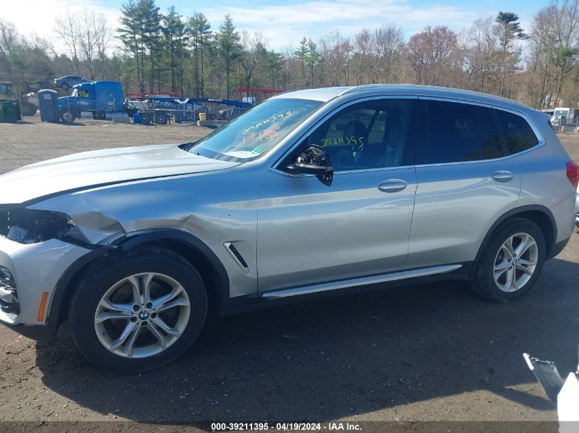 2019 BMW X3 xDrive30I VIN: 5UXTR9C56KLP86160 Lot: 50678174