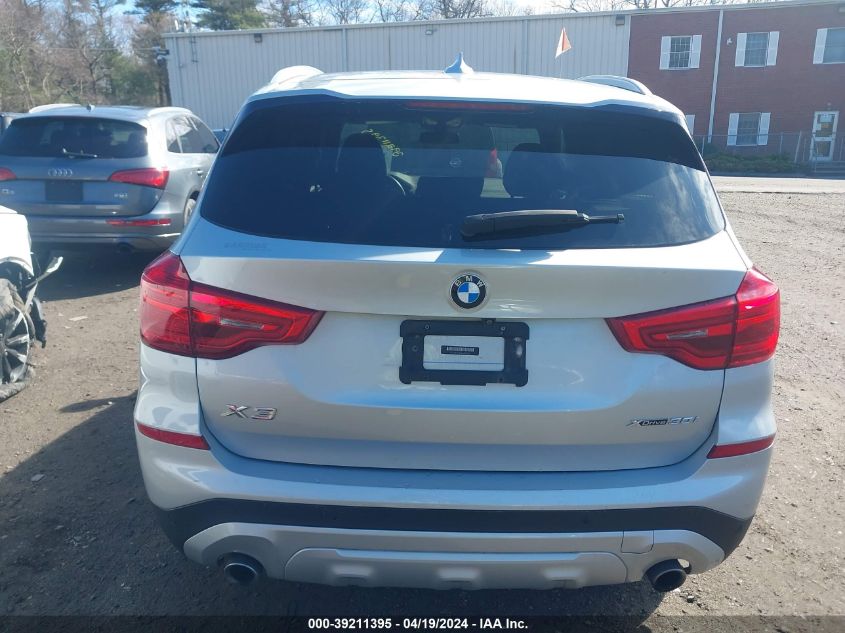 2019 BMW X3 xDrive30I VIN: 5UXTR9C56KLP86160 Lot: 50678174