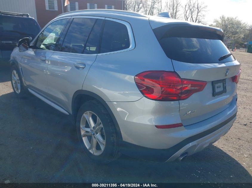 2019 BMW X3 xDrive30I VIN: 5UXTR9C56KLP86160 Lot: 50678174