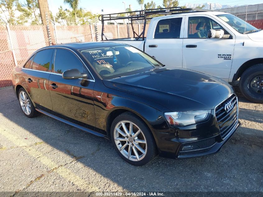 WAUAFAFL9GN002477 2016 Audi A4 2.0T Premium