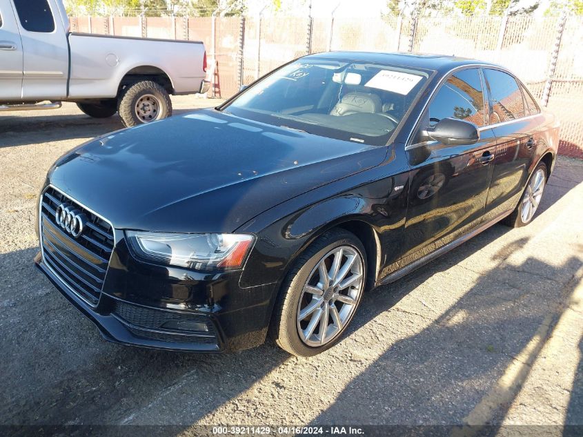 WAUAFAFL9GN002477 2016 Audi A4 2.0T Premium