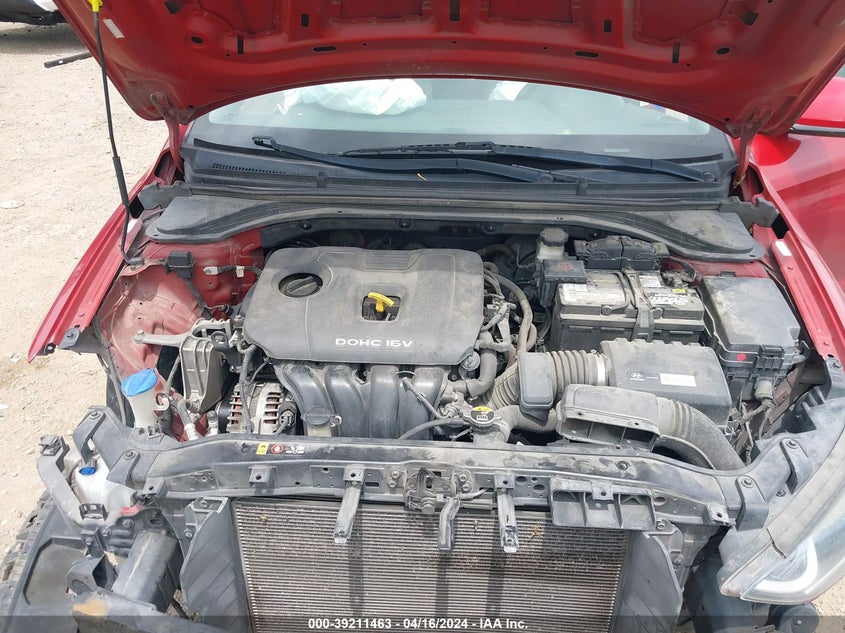 VIN KMHD74LFXHU099043 2017 HYUNDAI ELANTRA SE