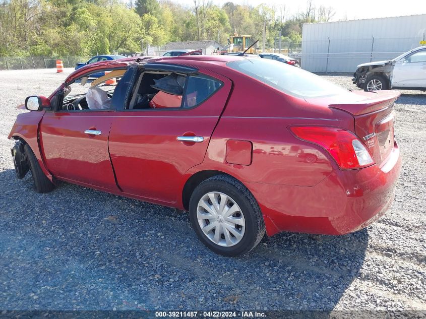 2014 Nissan Versa 1.6 S/1.6 S+/1.6 Sl/1.6 Sv VIN: 3N1CN7AP5EK452631 Lot: 44287724