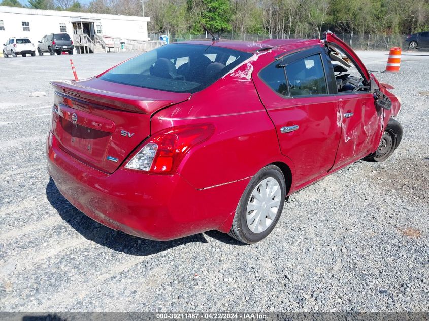 2014 Nissan Versa 1.6 S/1.6 S+/1.6 Sl/1.6 Sv VIN: 3N1CN7AP5EK452631 Lot: 44287724