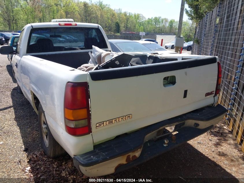 2002 GMC Sierra 1500 Standard VIN: 1GTEC14W72Z151935 Lot: 39211530