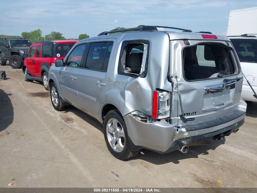 5FNYF4H56DB012976 2013 Honda Pilot Ex-L