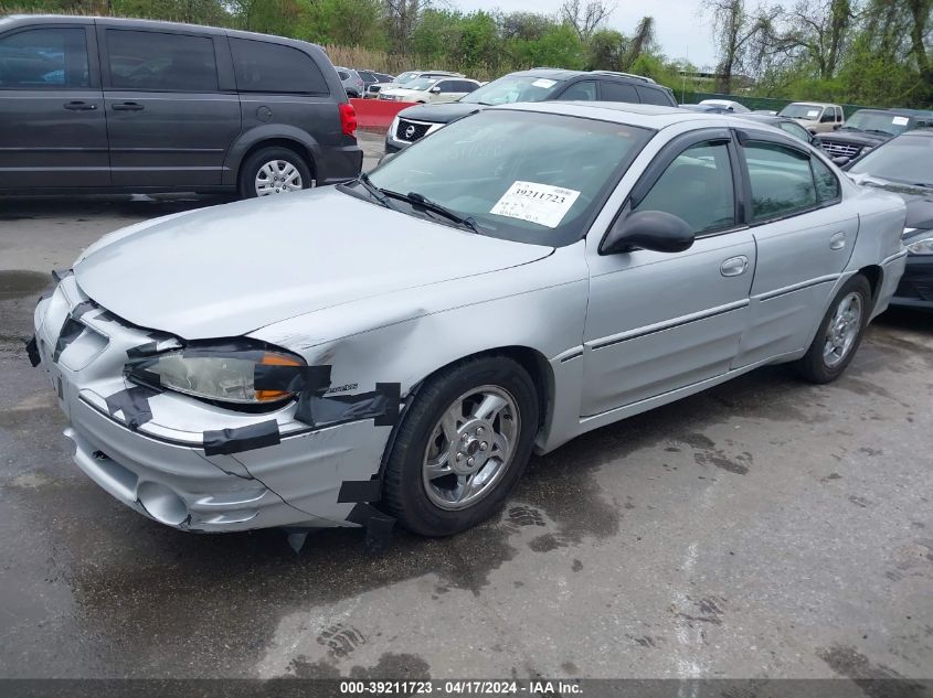 2003 Pontiac Grand Am Gt VIN: 1G2NW52EX3M665581 Lot: 39211723