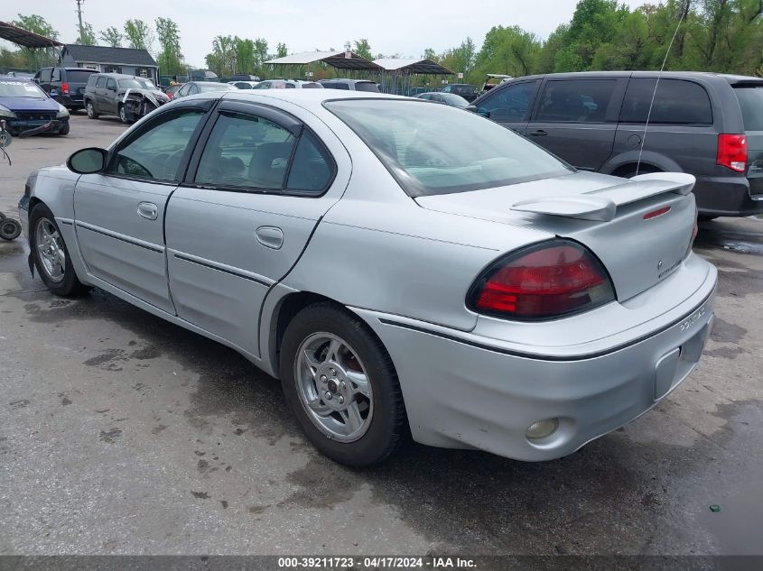 2003 Pontiac Grand Am Gt VIN: 1G2NW52EX3M665581 Lot: 39211723