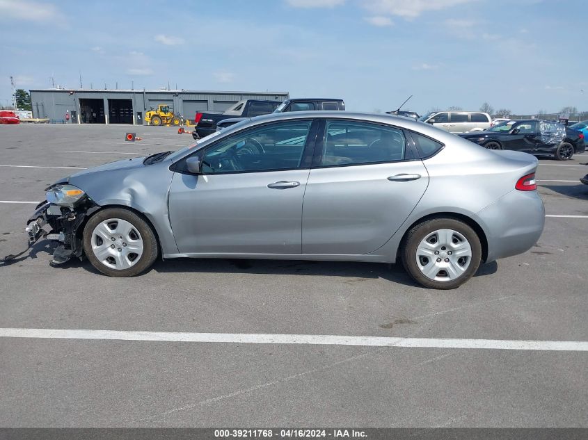 1C3CDFAA7FD346631 2015 Dodge Dart Se