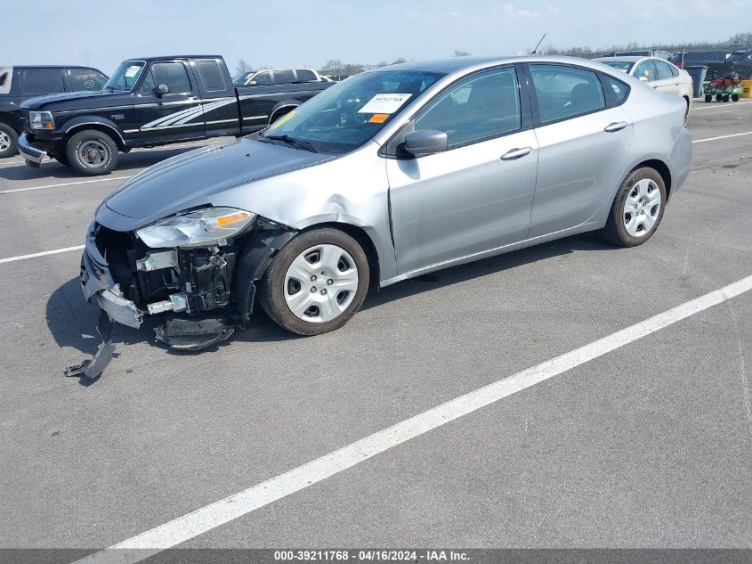 2015 Dodge Dart Se VIN: 1C3CDFAA7FD346631 Lot: 39211768