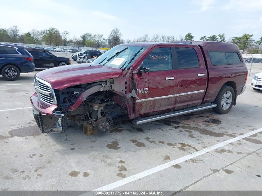 2017 Ram 1500 Big Horn 4X4 6'4 Box VIN: 1C6RR7TT3HS756991 Lot: 39211772