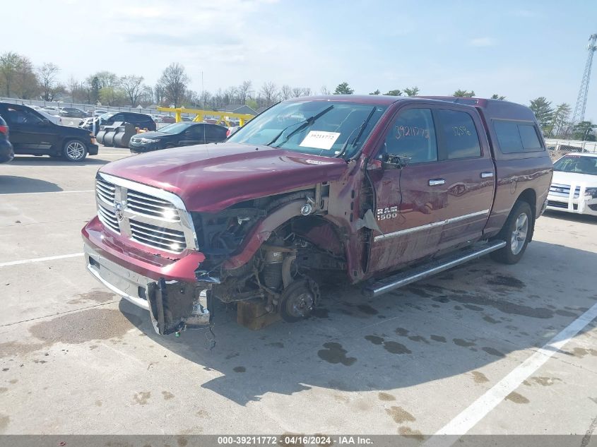 2017 Ram 1500 Big Horn 4X4 6'4 Box VIN: 1C6RR7TT3HS756991 Lot: 39211772