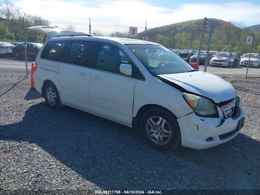 2007 Honda Odyssey Ex-L VIN: 5FNRL38797B145325 Lot: 48048654