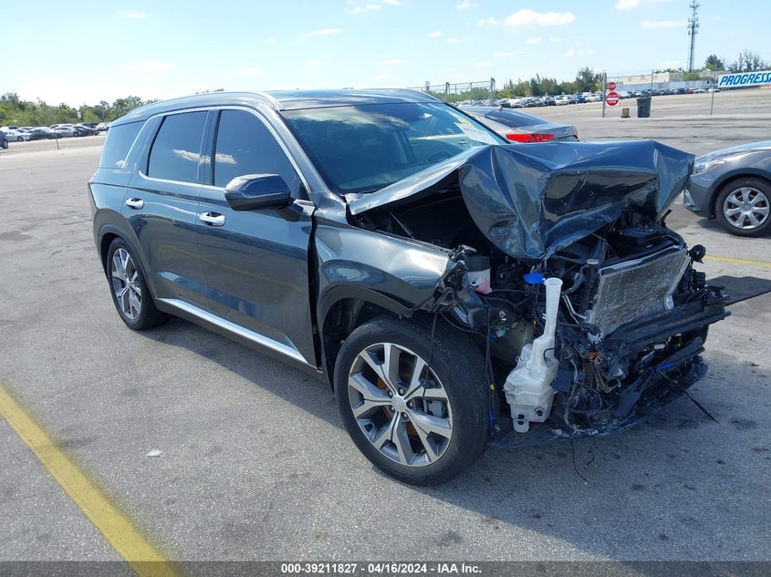 2022 Hyundai Palisade Sel VIN: KM8R44HE3NU393829 Lot: 39211827