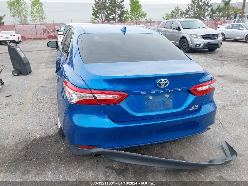 2020 Toyota Camry Xle Hybrid VIN: 4T1F31AKXLU015282 Lot: 39211831