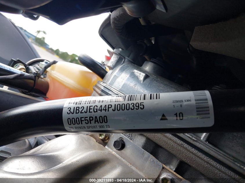 2023 CAN-AM RYKER SPORT - 3JB2JEG44PJ000395