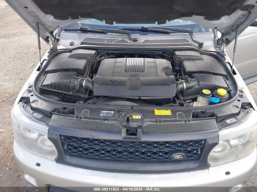 2010 Land Rover Range Rover Sport Hse VIN: SALSF2D40AA231257 Lot: 39211923