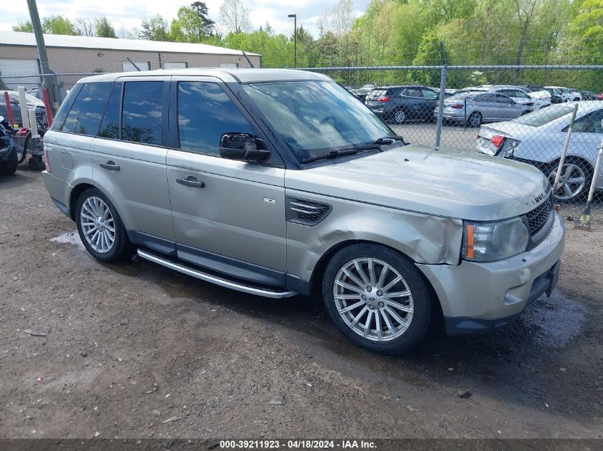 2010 Land Rover Range Rover Sport Hse VIN: SALSF2D40AA231257 Lot: 39211923