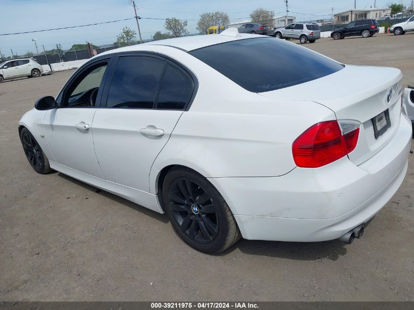 2008 BMW 328I VIN: WBAVA375X8NL55999 Lot: 39211975