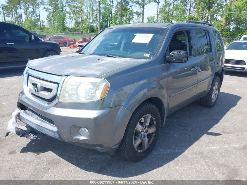 2011 Honda Pilot Ex-L VIN: 5FNYF3H6XBB033460 Lot: 39238576