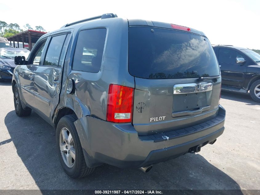 2011 Honda Pilot Ex-L VIN: 5FNYF3H6XBB033460 Lot: 39238576