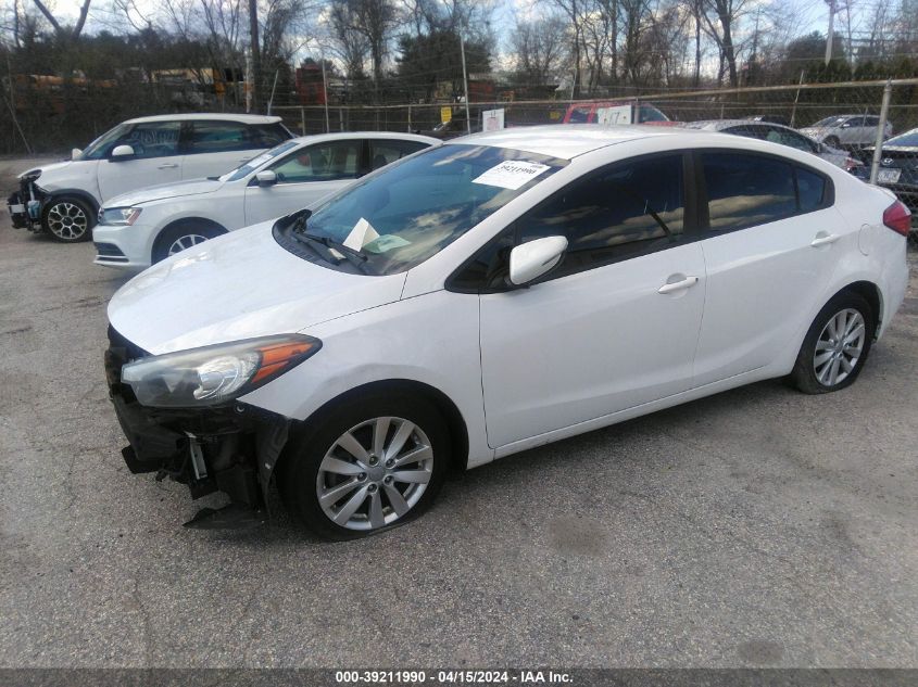 2014 Kia Forte Lx VIN: KNAFX4A68E5241490 Lot: 39211990