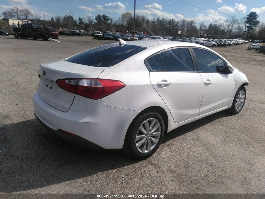 2014 Kia Forte Lx VIN: KNAFX4A68E5241490 Lot: 39211990