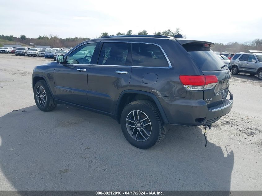 2018 Jeep Grand Cherokee Limited 4X4 VIN: 1C4RJFBG7JC106527 Lot: 39212010