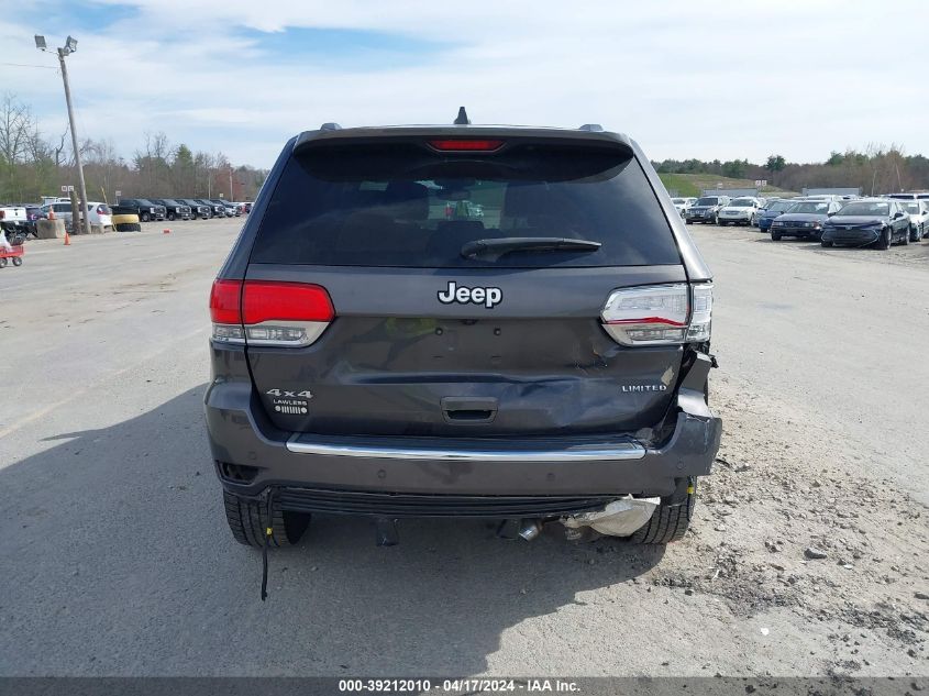 2018 Jeep Grand Cherokee Limited 4X4 VIN: 1C4RJFBG7JC106527 Lot: 39212010