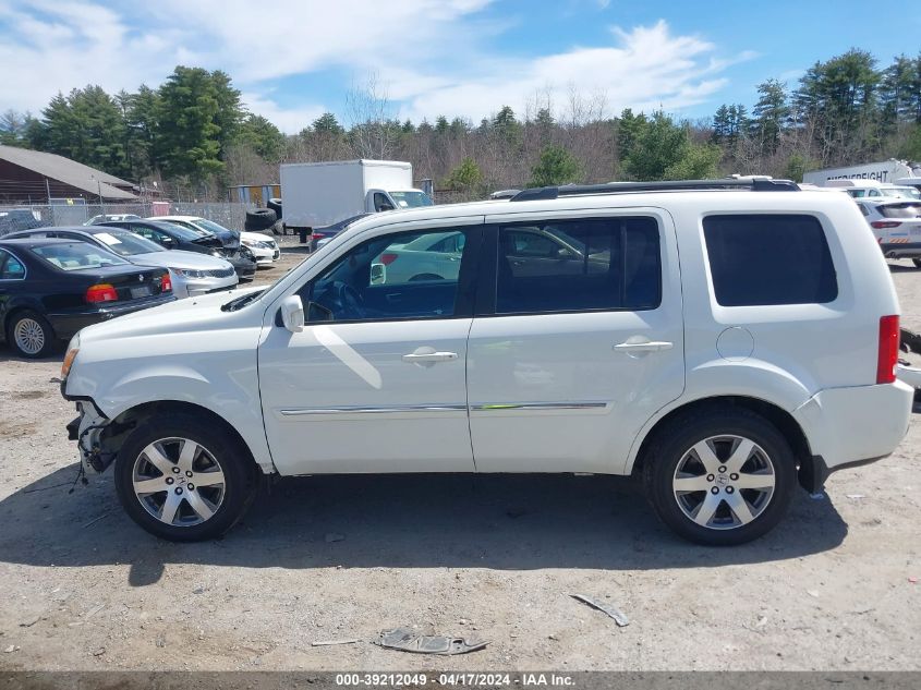 2014 Honda Pilot Touring VIN: 5FNYF4H93EB038133 Lot: 39212049