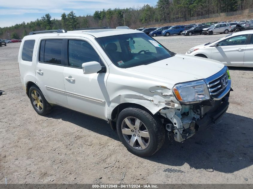 2014 Honda Pilot Touring VIN: 5FNYF4H93EB038133 Lot: 39212049