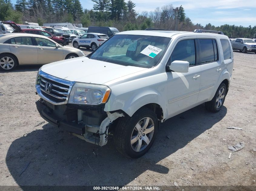 2014 Honda Pilot Touring VIN: 5FNYF4H93EB038133 Lot: 39212049