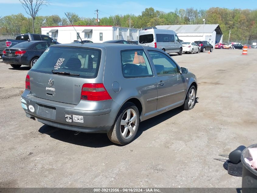 2004 Volkswagen Gti 1.8T VIN: 9BWDE61J844013872 Lot: 39212056