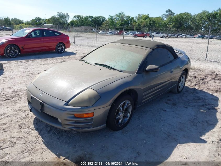 4A3AE45G02E036938 | 2002 MITSUBISHI ECLIPSE SPYDER