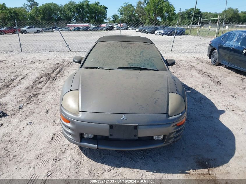 4A3AE45G02E036938 | 2002 MITSUBISHI ECLIPSE SPYDER