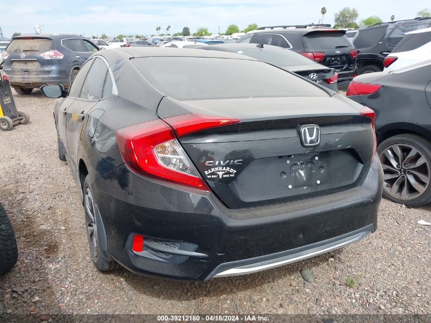 2019 Honda Civic Lx VIN: 19XFC2F64KE036230 Lot: 39212180