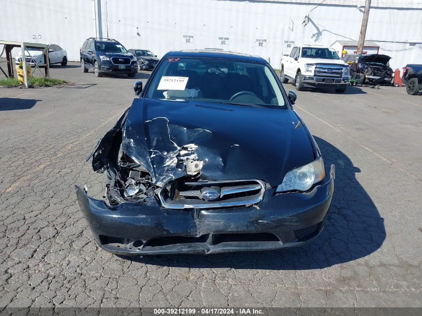 2006 Subaru Legacy 2.5I VIN: 4S3BL626867217039 Lot: 39212199