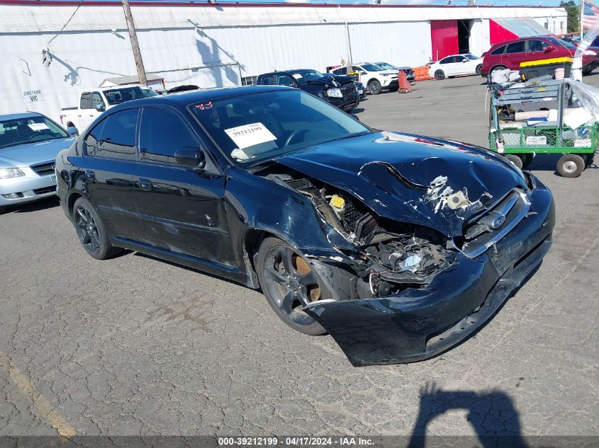 2006 Subaru Legacy 2.5I VIN: 4S3BL626867217039 Lot: 39212199