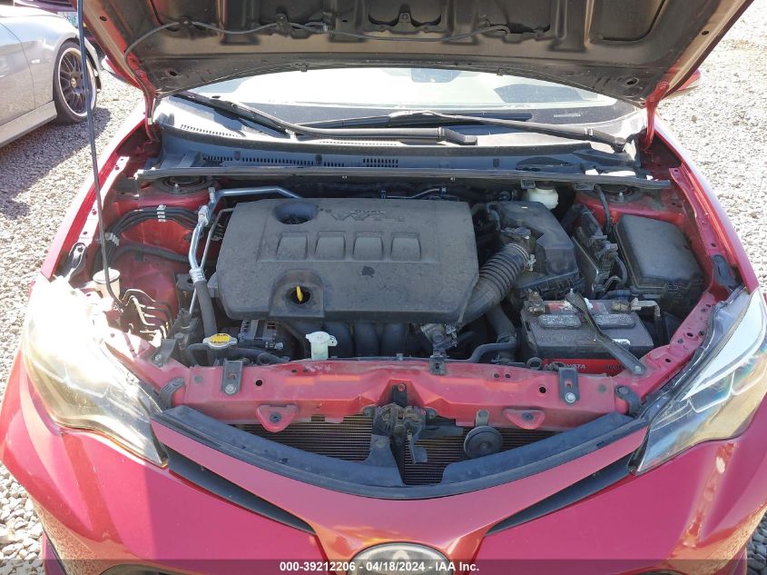 2017 Toyota Corolla Se VIN: 2T1BURHE5HC797879 Lot: 39212206