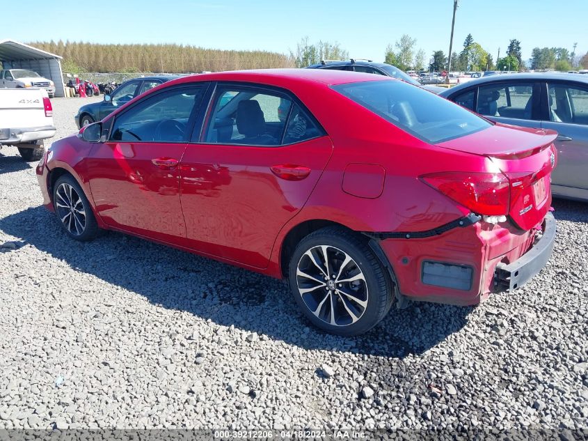 2017 Toyota Corolla Se VIN: 2T1BURHE5HC797879 Lot: 39212206