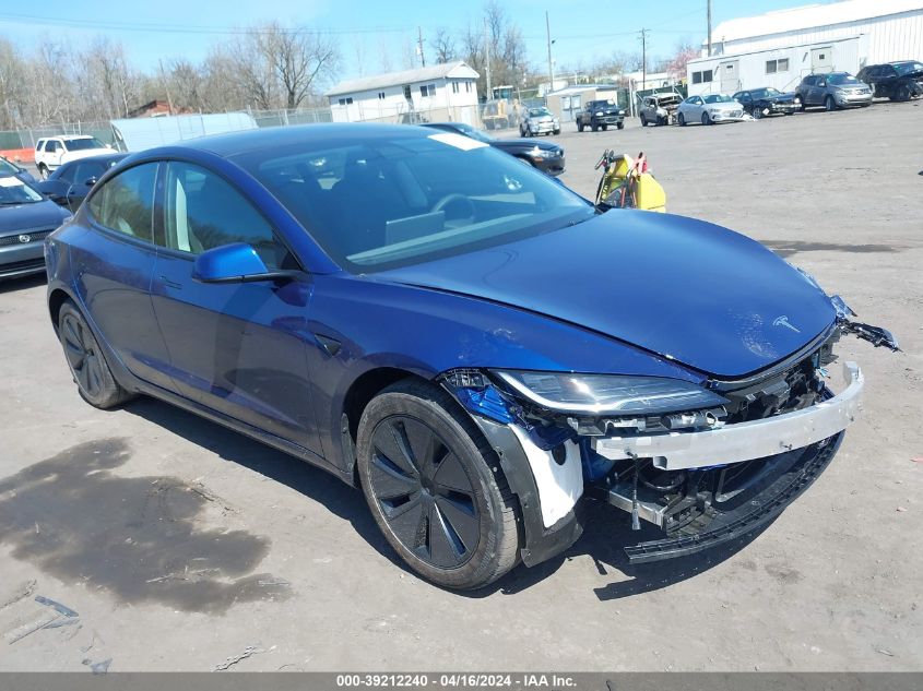 2024 TESLA MODEL 3 REAR-WHEEL DRIVE - 5YJ3E1EA7RF728452