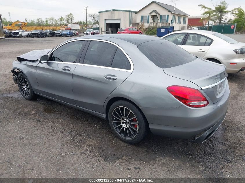 2015 Mercedes-Benz C 300 4Matic/Luxury 4Matic/Sport 4Matic VIN: 55SWF4KB1FU066953 Lot: 39212253