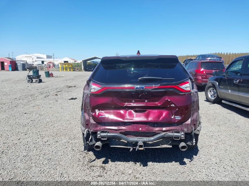 2017 Ford Edge Sel VIN: 2FMPK4J83HBB38108 Lot: 39212254