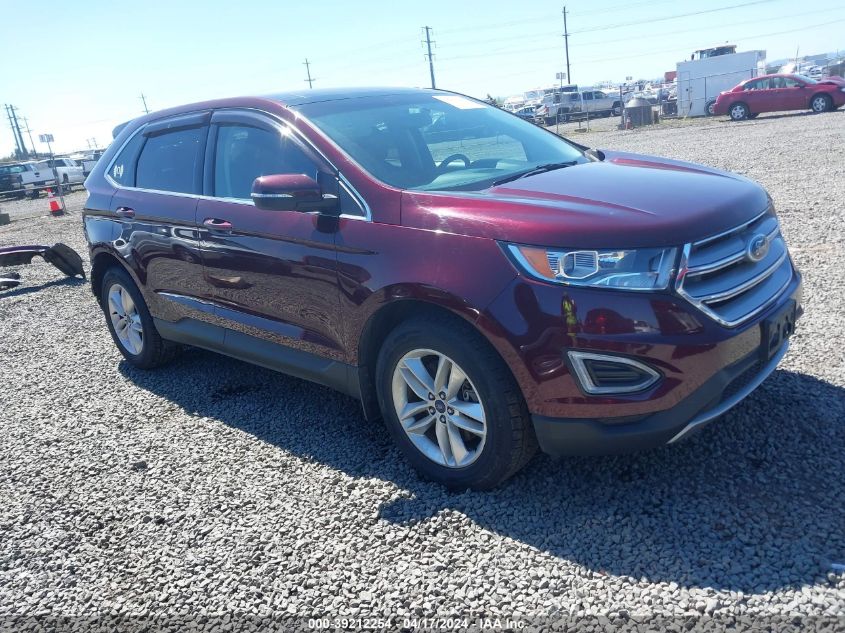 2017 Ford Edge Sel VIN: 2FMPK4J83HBB38108 Lot: 39212254